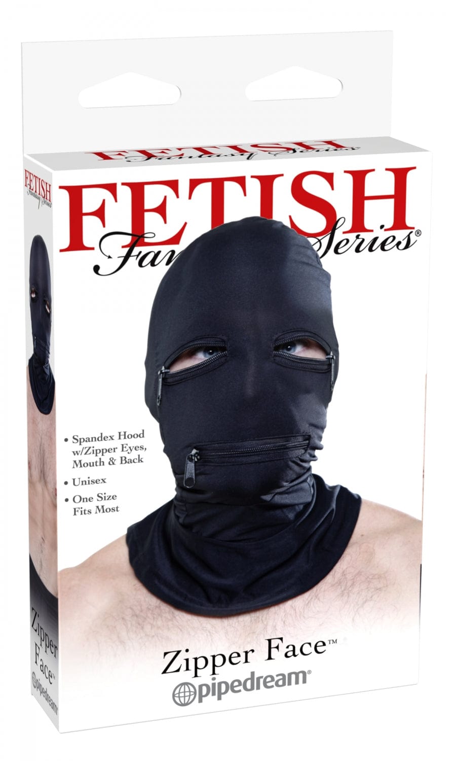 Pipedream Products Adult Fetish Fantasy Style Zippered Face Hood for Unisex