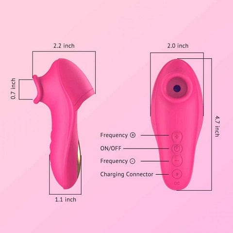 Tracy's Dog Finger Sleeve Style G-Spot Clitoral Sucking Vibrator Sex Toy