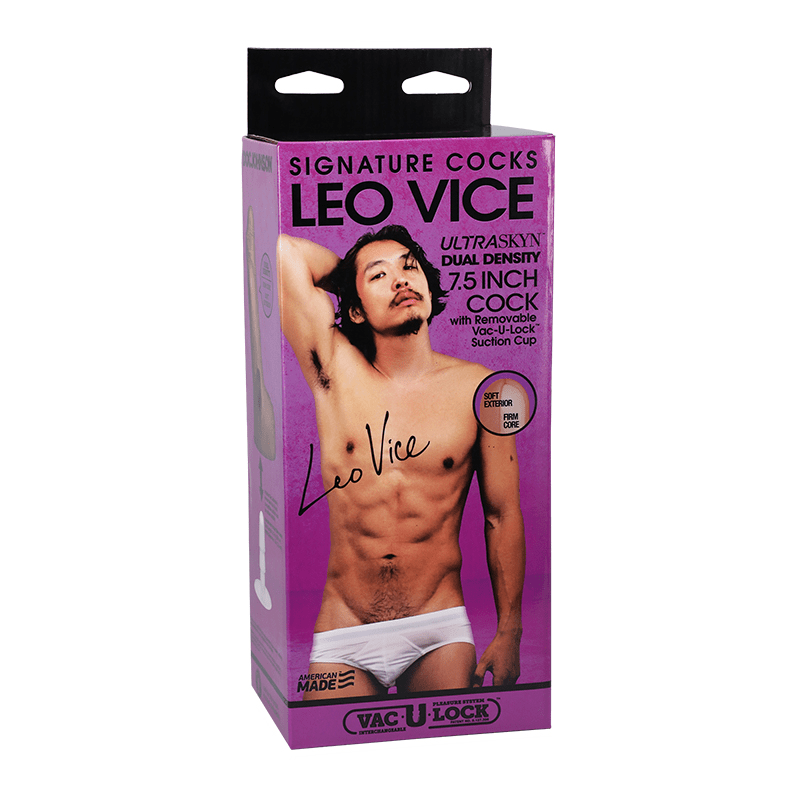 Doc Johnson's Signature Adult Male Sexual Toy - Leo Vice's Authentic Cock Replica