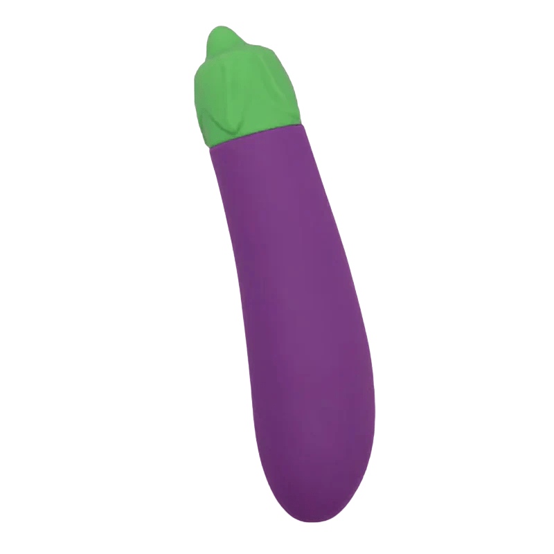 Top-Rated USB Rechargeable Eggplant-Shaped Emoji Vibrator for Ultimate Pleasure