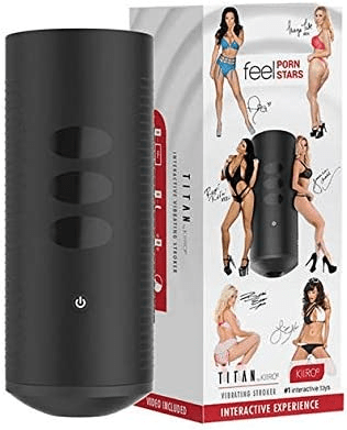 Kiiroo Titan Interactive Vibrating Male Stroker for Realistic Pornstar Experience