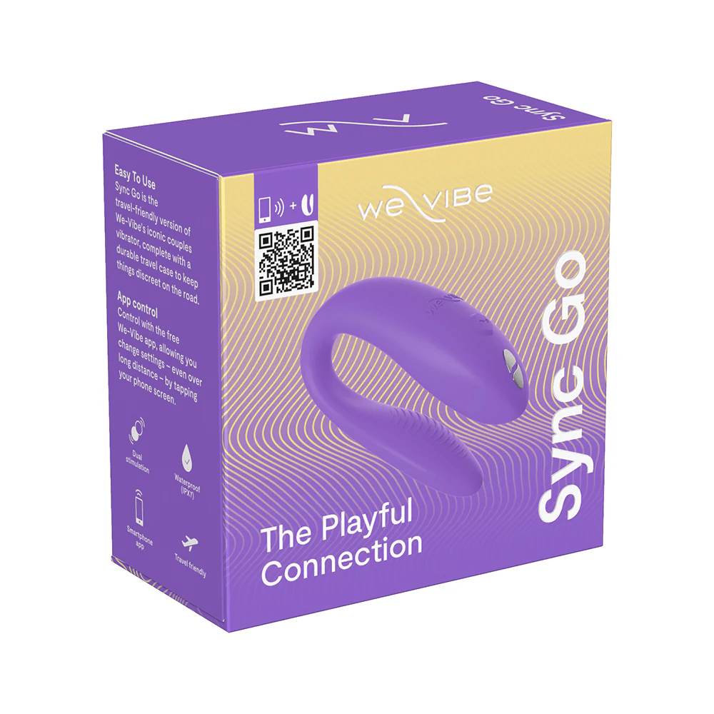 We-Vibe Sync GO Hands-Free Couples Travel Vibrator for Intimate Adventures