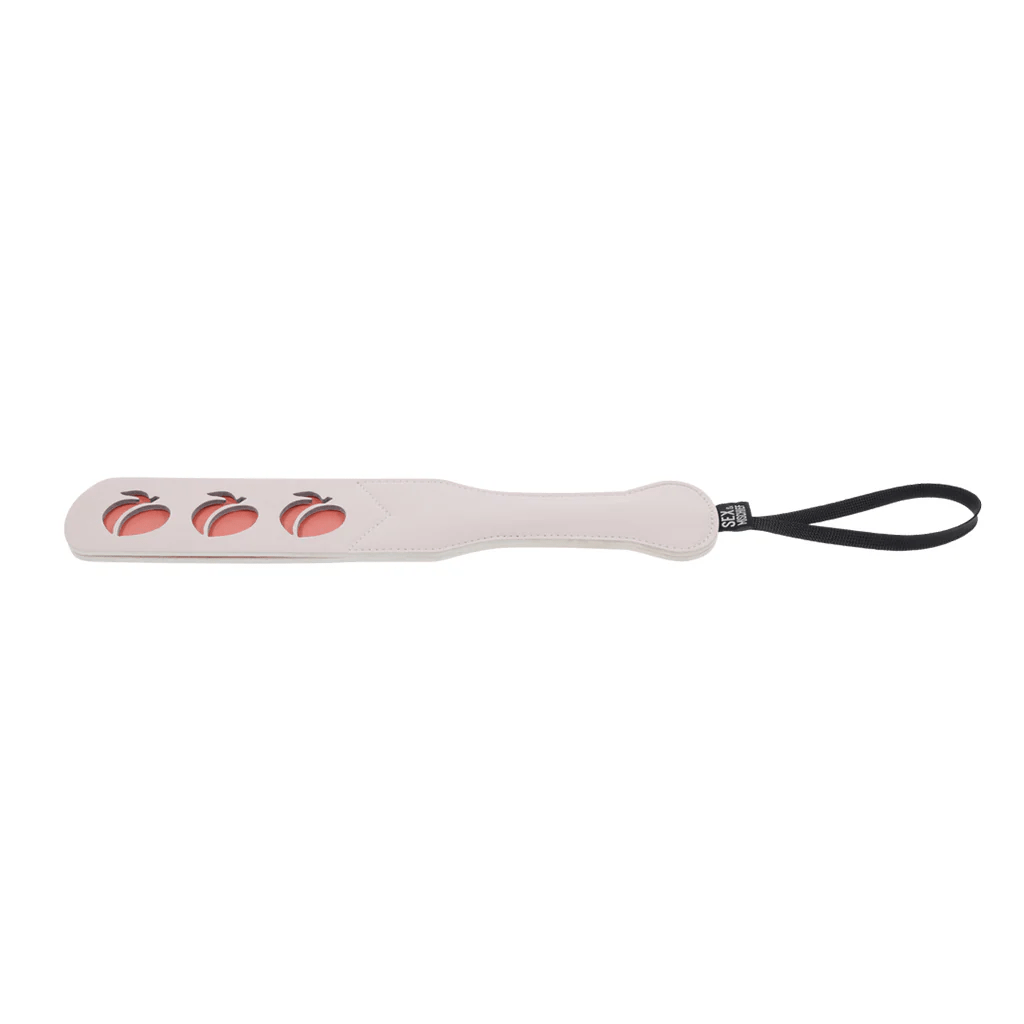 Sportsheets Sex & Mischief Peaches and Cream-themed Playful Impression Paddle for BDSM Adventures