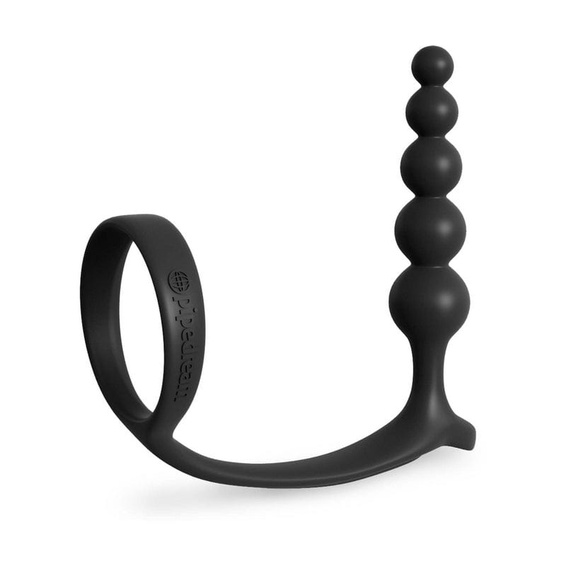 Pipedream Ass - Gasm Luxury Silicone Cockring with Anal Beads