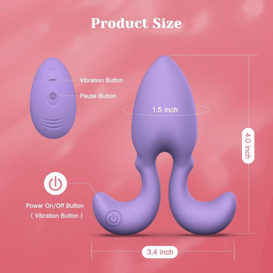Tracy's Dog Dorace Ultra-Soft Remote Control Anal Vibrator for Intense Pleasure