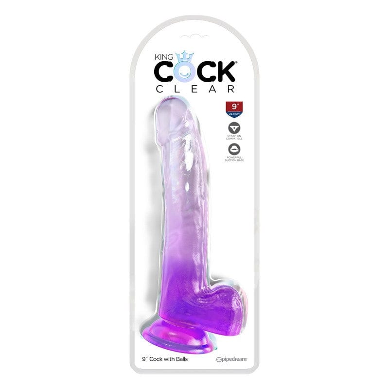 Pipedream Products 9 - Inch Realistic Translucent King Cock with Balls