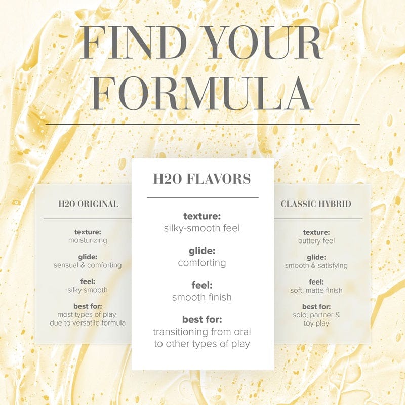 System JO H2O Water - Based Intimate Lubricant with a Delicious Juicy Pineapple Flavor