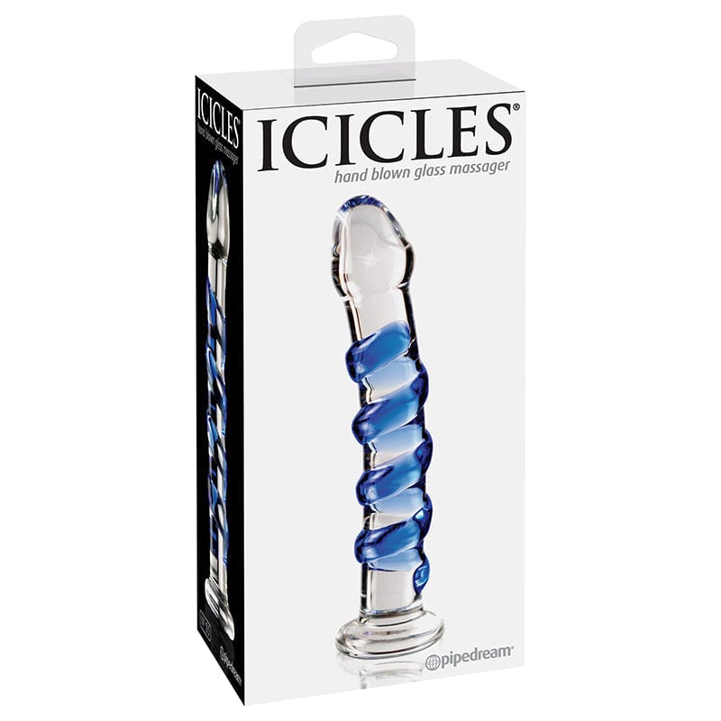 Pipedream Luxury Hand - Blown Icicles No. 5 Glass Body Massager