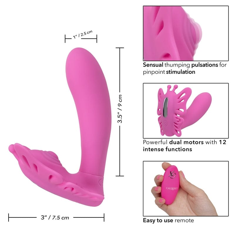 Calexotics World-Famous Venus Butterfly Pulsating G-Spot Vibrator with Remote Control