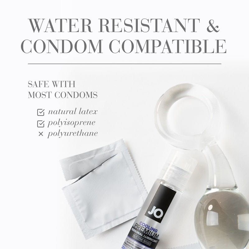 System JO Premium Luxury Cooling Silicone-Based Personal Lubricant for Extended Pleasure