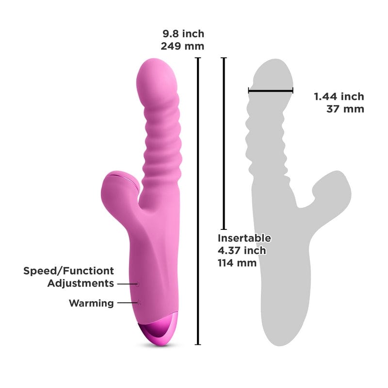 NS Novelties Luxe Nova: A Thrusting and Throbbing Erotic Stimulator with 7 Speeds