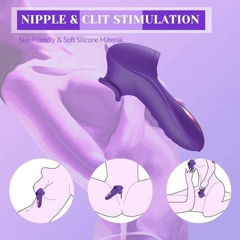 Tracy's Dog Finger Sleeve Style G-Spot Clitoral Sucking Vibrator Sex Toy