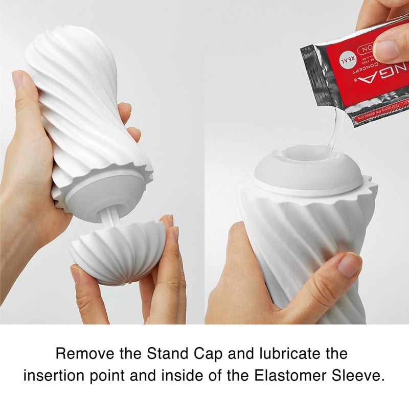 Tenga Flex Reusable Male Masturbator with Spiral Stimulation