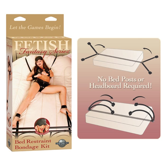 Pipedream Fetish Fantasy Mattress Bed Restraint Bondage Kit for Passion Play