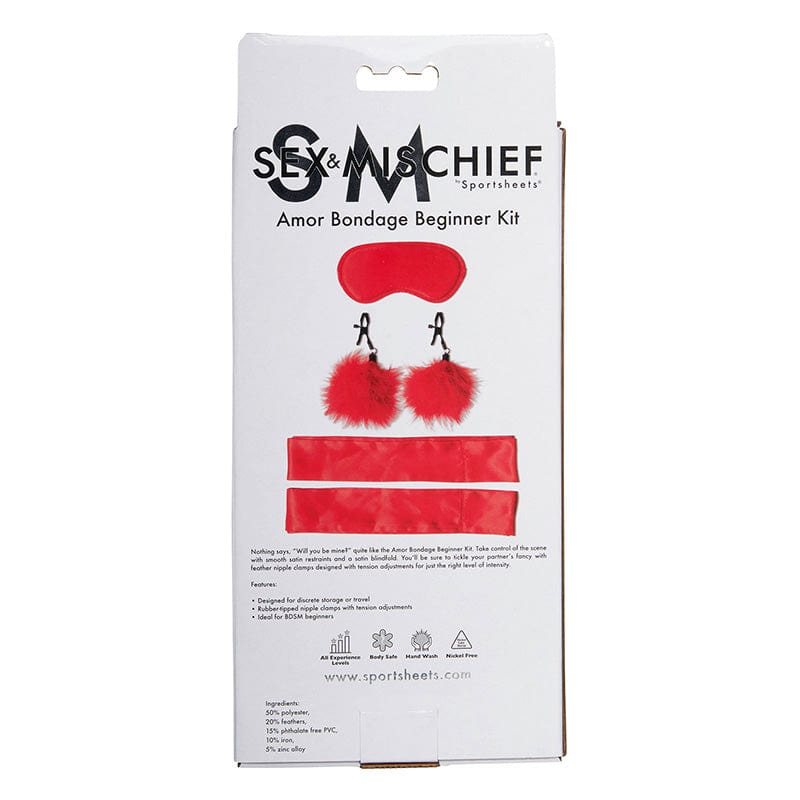 Sportsheets S&M Amor Bondage Starter Kit for Beginners