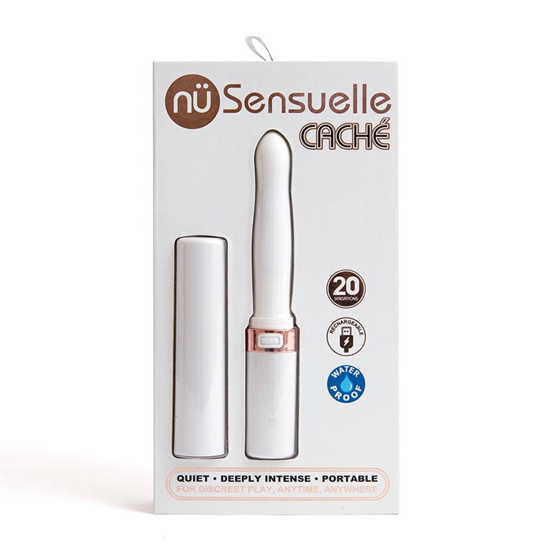 Nu Sensuelle White Cache Silicone Discreet Vibrator