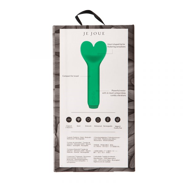 Je Joue Heart-Shaped Amour Bullet with Powerful Rumbly Vibrations