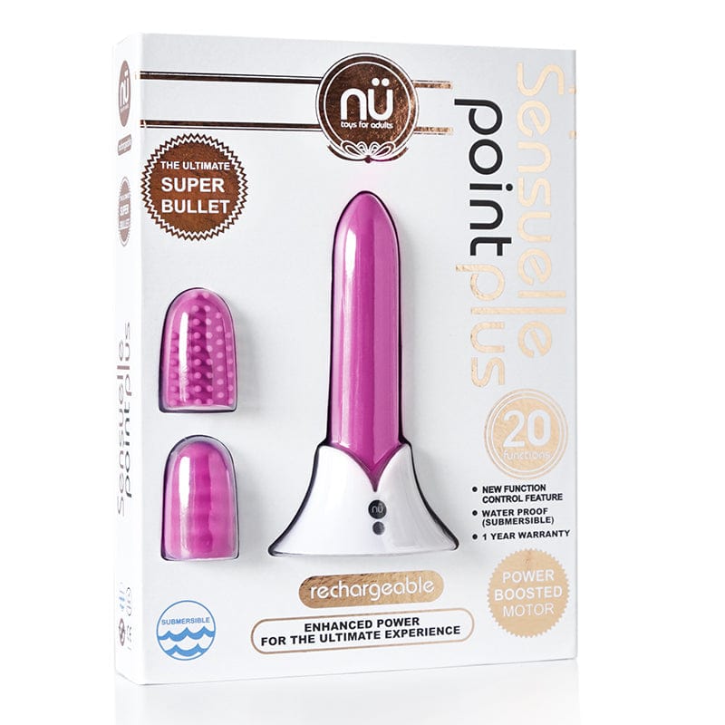 Nu Sensuelle Premium Point Plus Bullet Vibrator for Enhanced Intimacy