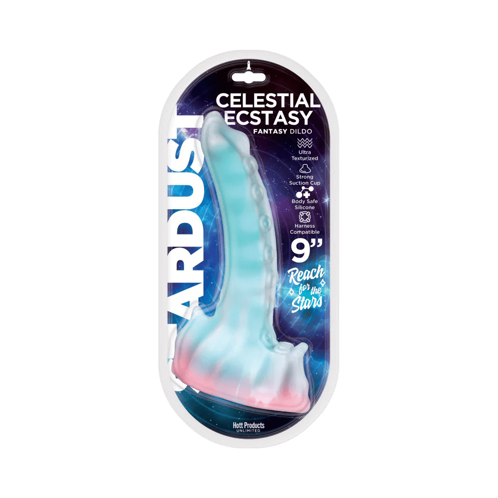 Hott Products' Stunning Stardust Celestial Ecstasy Fantasy Silicone Dildo for an Out - of - this - World Sexual Experience