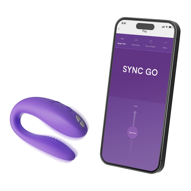 We-Vibe Sync GO Hands-Free Couples Travel Vibrator for Intimate Adventures