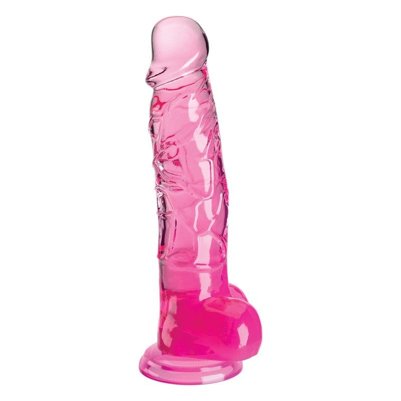 Pipedream Products Realistic 8-Inch King Cock Dildo With Balls for Intimate Pleasure