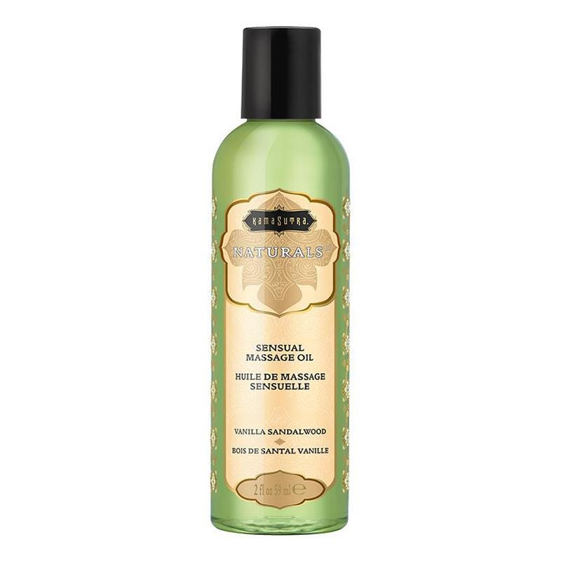 Kama Sutra Naturals Vanilla Sandalwood Sensual Massage Oil for Daily Use