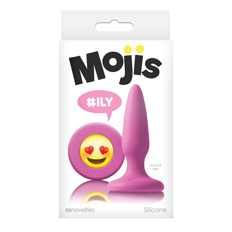NS Novelties Silky Smooth Body-Safe Moji’s ILY Mini Butt Plug