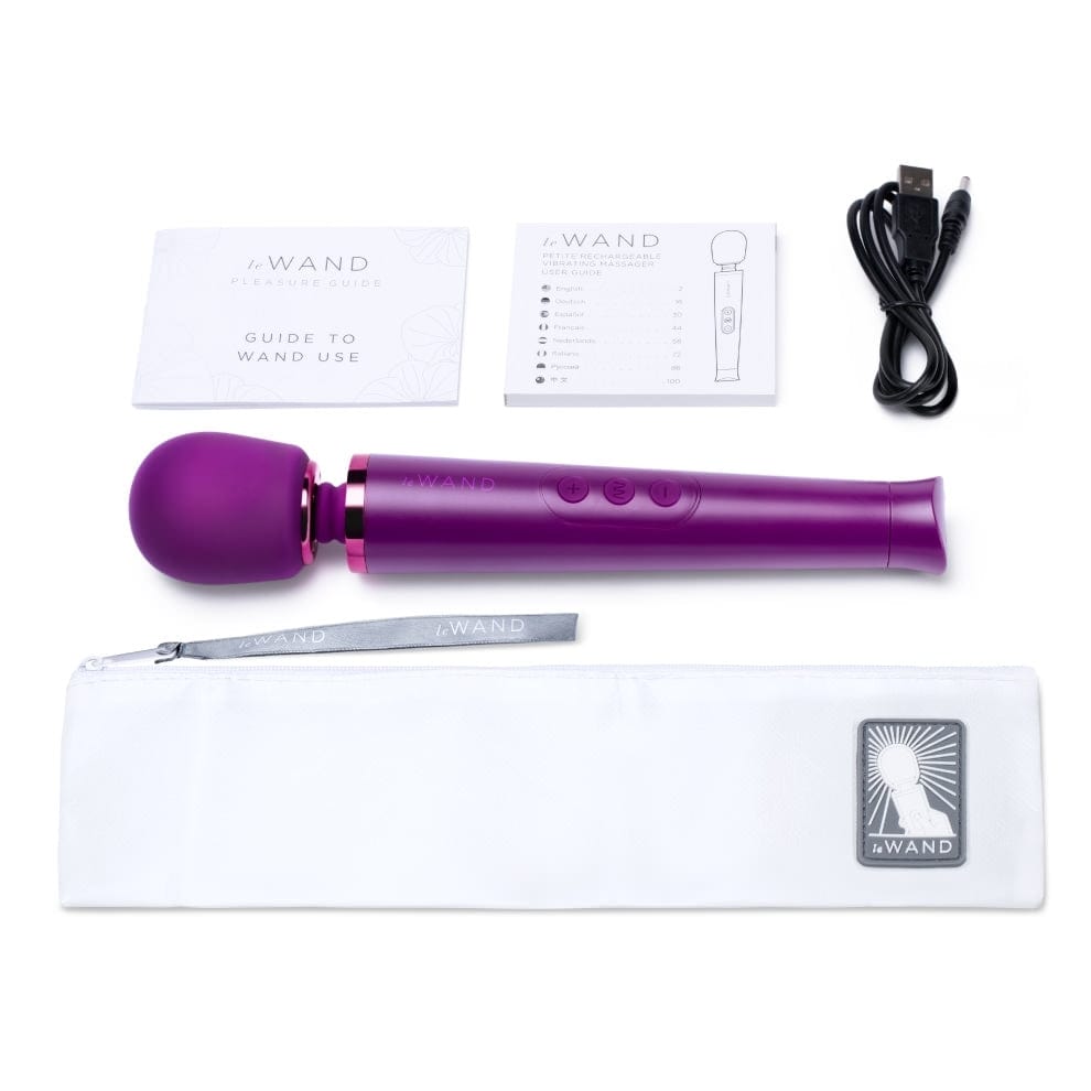 Le Wand Petite: Compact, Rechargeable Massager with Multiple Vibration Modes