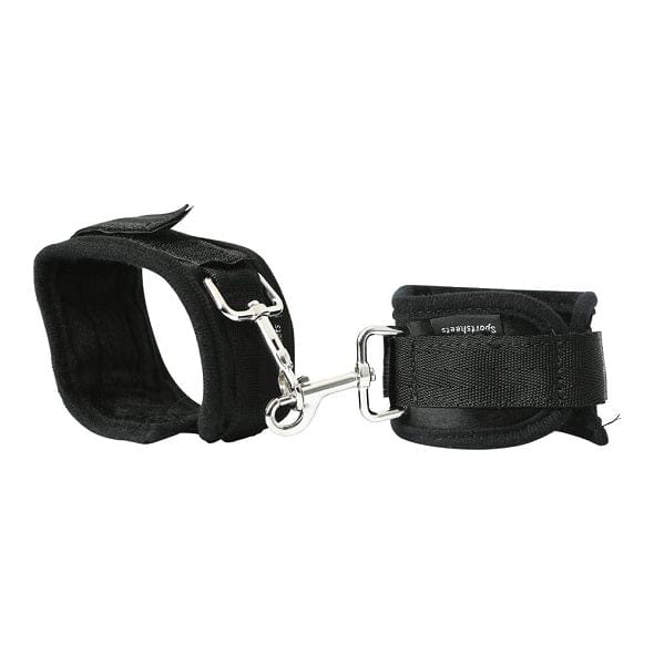 Sportsheets Adjustable Expandable Spreader Bar with Cuff Set for Easy Storage