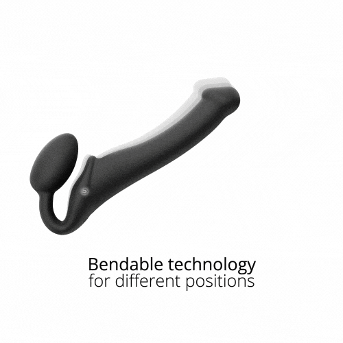 Large-Sized Bendable and Vibrating Strap-On for Couples by Strap On Me