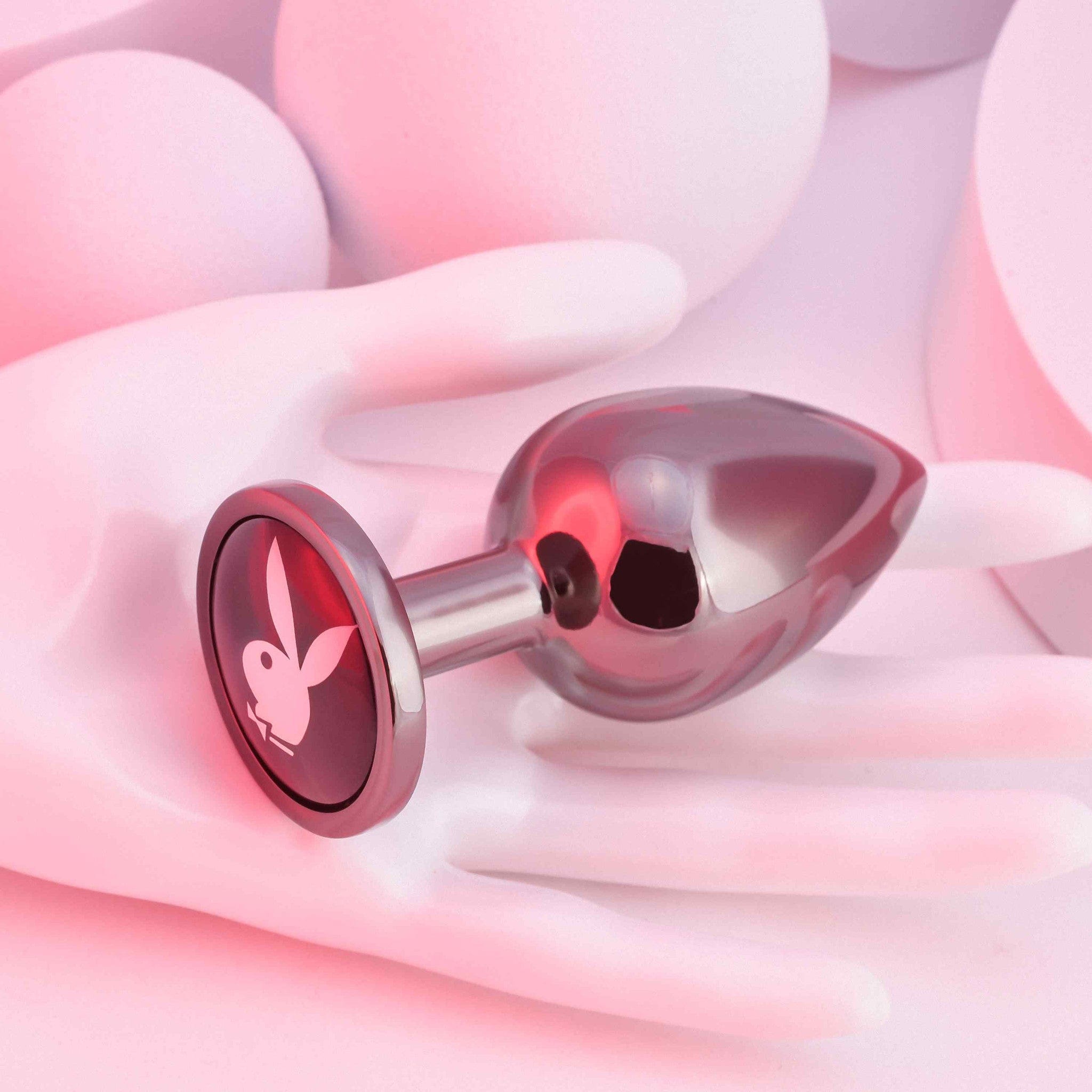 Large-sized Playboy Tuxedo-themed Anal Butt Plug for Intimate Pleasure