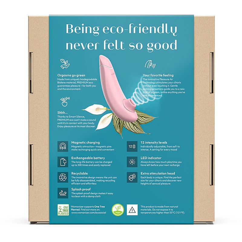 Eco-Friendly Womanizer Premium Rose - A Sustainable Female Pleasure Toy