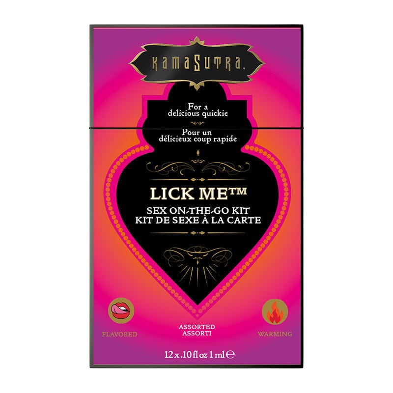 Kama Sutra's Discreet Sex To Go Lick Me Sachet Set