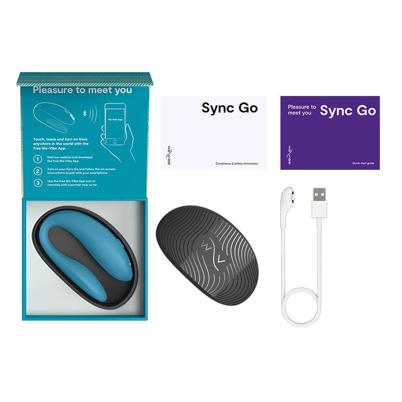 We-Vibe Sync GO Hands-Free Couples Travel Vibrator for Intimate Adventures