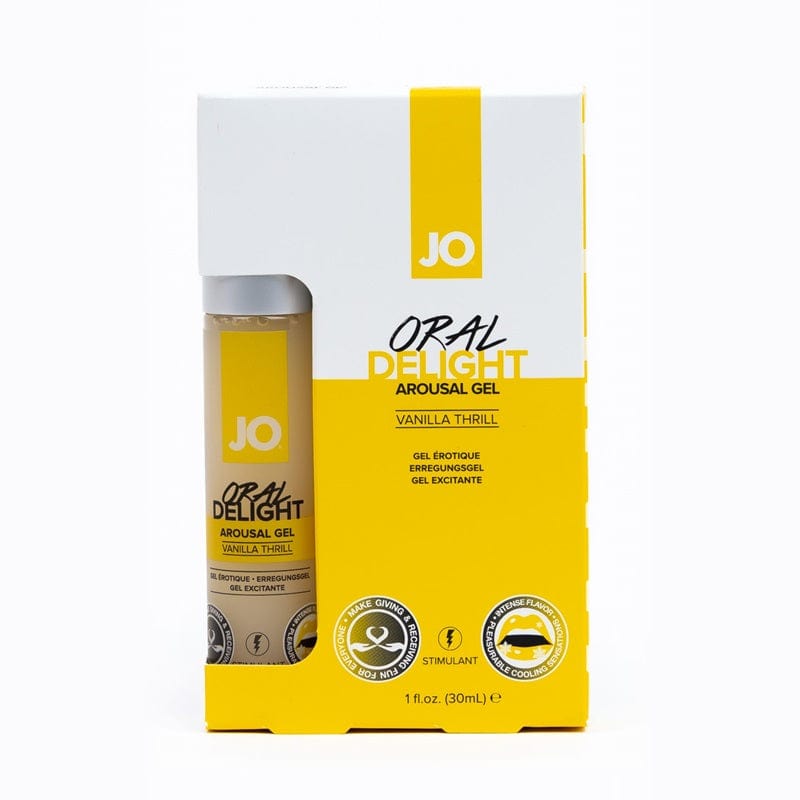 System JO Vanilla Flavored Oral Arousal Gel for Intense Pleasure