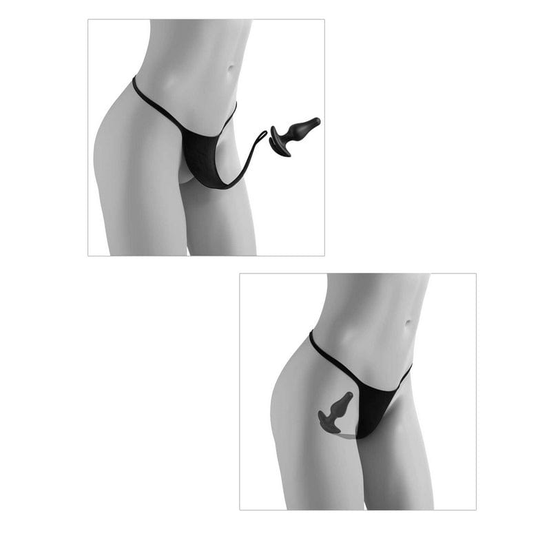 Pipedream Hookup Comfortable Crotchless Love Garter Panties