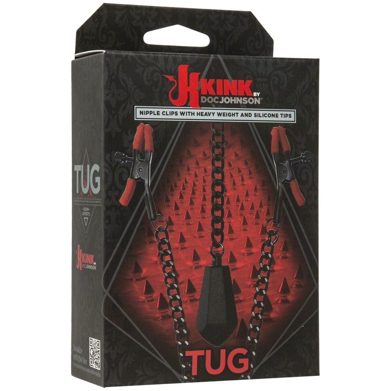 Doc Johnson Kink Tug Alligator-Style Nipple Clamps for Enhanced Pleasure