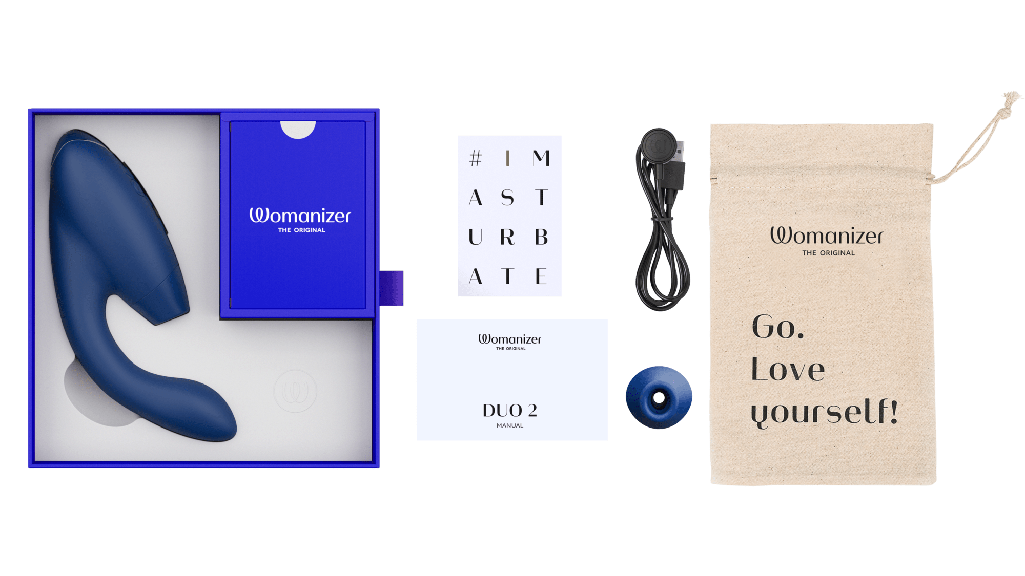 Womanizer Duo 2: High - end Waterproof Clitoral & G - Spot Sex Toy