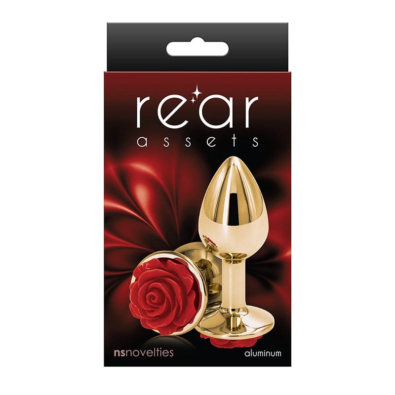NS Novelties Rear Assets Small Rose - A Delightful Chrome - Plated Anal Toy