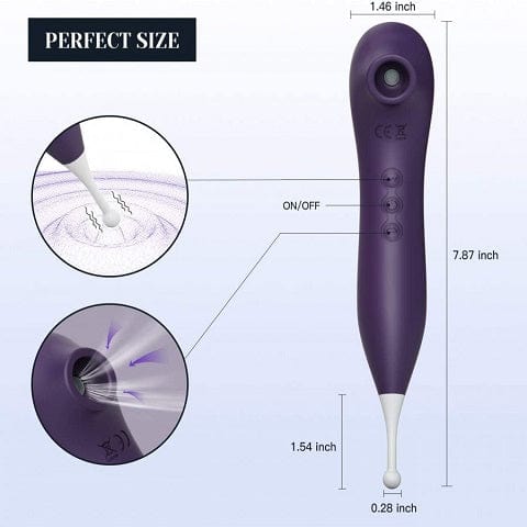 Tracy's Dog 2-in-1 High-Frequency Clitoral Orgasm Pen Vibrator