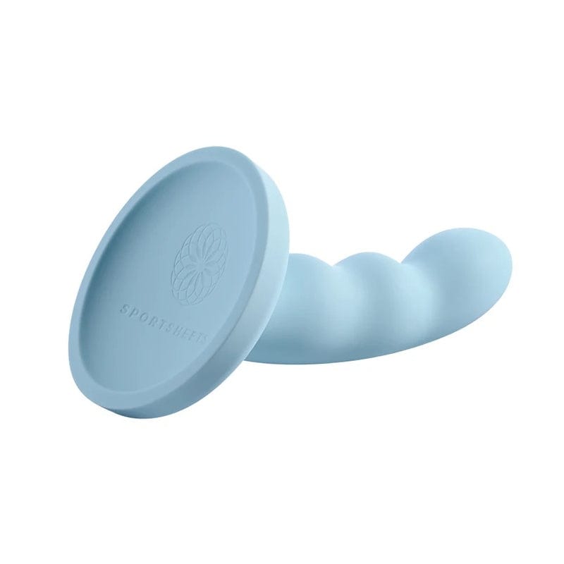 Blue 6-Inch Silicone Sportsheets Jasper Dildo for Versatile Pleasure