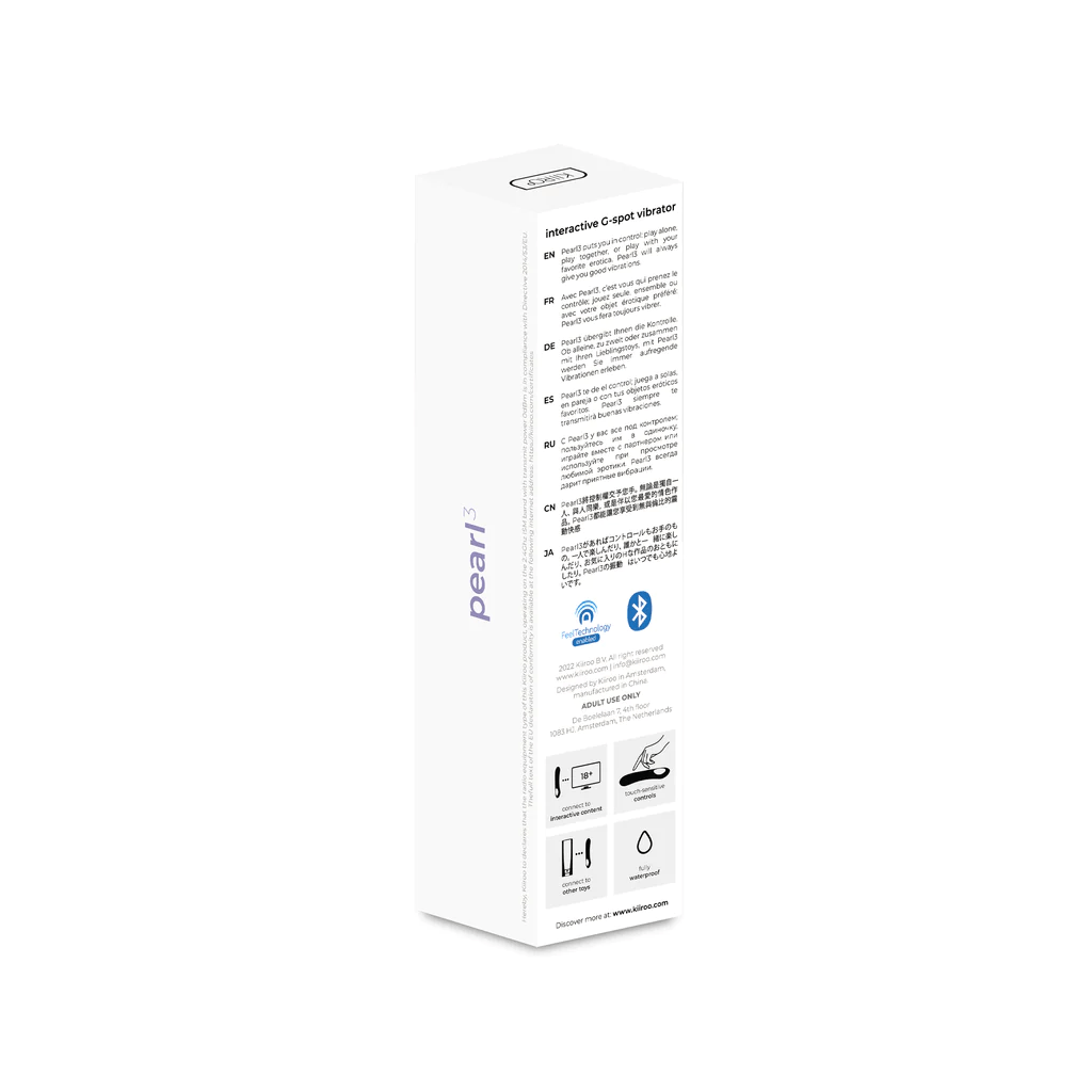 Kiiroo Pearl3 Advanced G-spot Stimulating Vibrator for Enhanced Pleasure