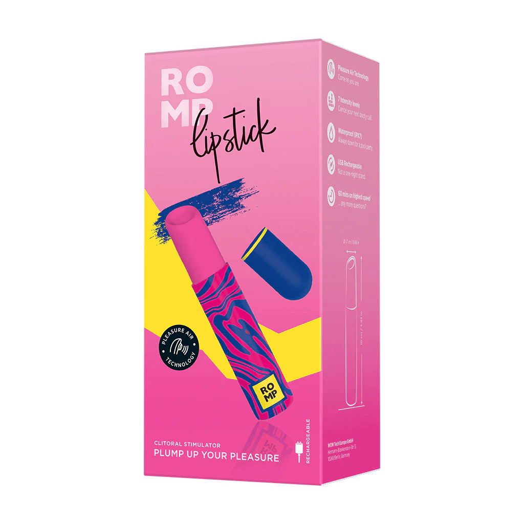 Innovative Romp Pleasure Air Compact Lipstick-Style Clitoral Vibe
