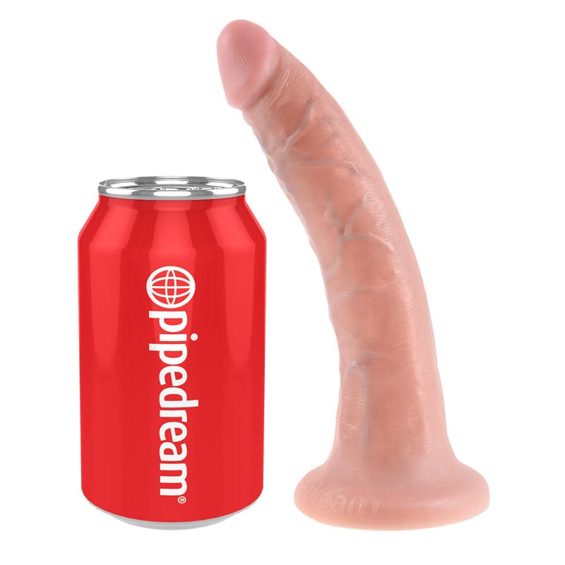 Pipedream Products King Size 7 - Inch Realistic Beige Cock - Adult Dildo