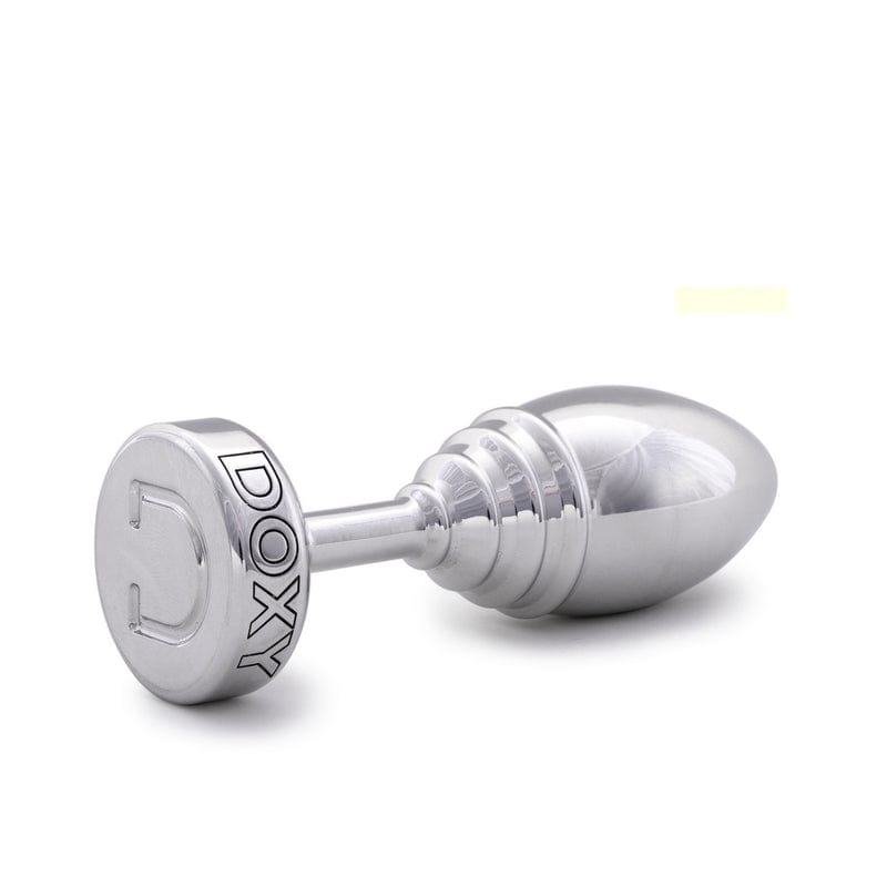 Exquisite Doxy Ribbed Aluminum Butt Plug for Intimate Pleasure