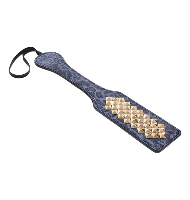 Sportsheets Sex & Mischief Luxury Cougar-themed Studded BDSM Paddle for Intense Sensual Play