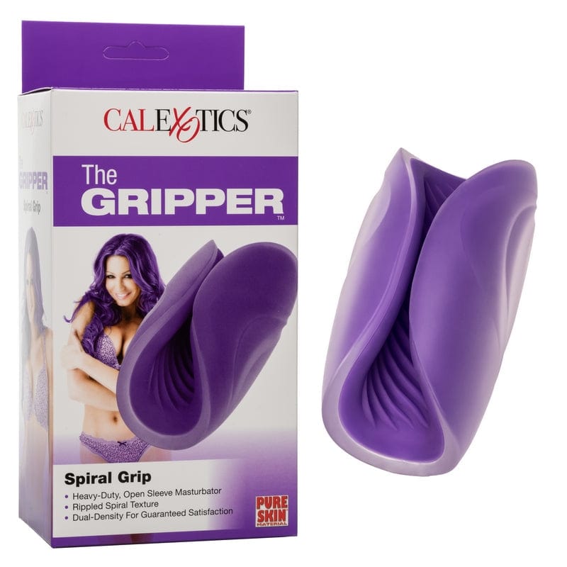 Calexotics Purple Spiral - Grip Heavy - Duty Masturbator
