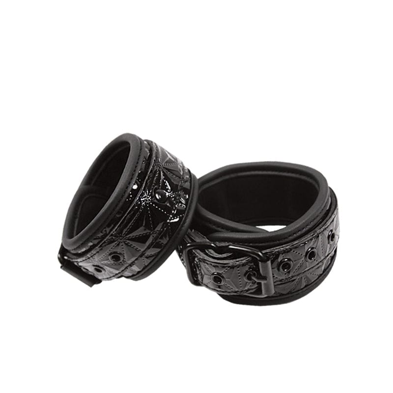 NS Novelties Midnight Black Sinful Playful Wrist Cuffs