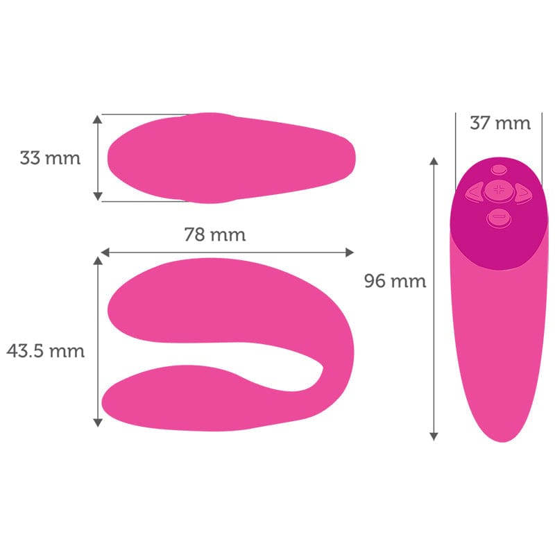 We-Vibe Chorus Couples' Remote-Controlled Love Vibrator for Enhanced Intimate Experiences