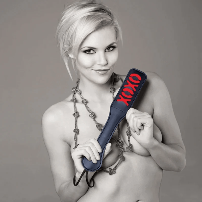 Sportsheets Sex & Mischief XOXO Paddle - A Playful and Durable Bedroom Prop for Intimate Fun